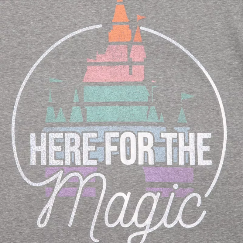 Fantasyland Castle ''Here For The Magic'' T-Shirt For Adults - Image 3