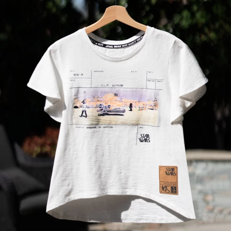 Star Wars Concept Artwork Speeder T-Shirt For Adults - Image 2