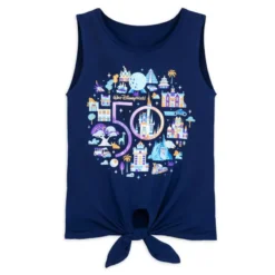Walt Disney World 50th Anniversary Tie Tank Top For Adults