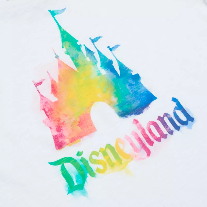 Disneyland Resort Watercolour T-Shirt For Adults - Image 3