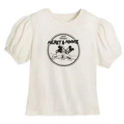 Mickey And Minnie Puff Sleeve T-Shirt For Adults
