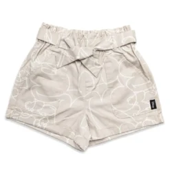 Mickey Mouse Cotton Paperbag Waist Shorts For Women