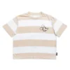 Mickey Mouse Striped Crop T-Shirt For Women