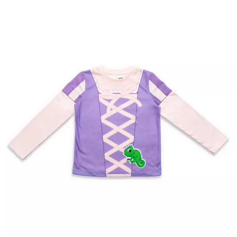 Rapunzel Pyjamas Set With Tutu For Girls, Tangled - Image 2