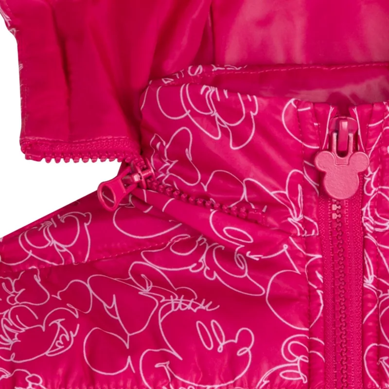 Minnie Mouse Hooded Puff Jacket For Kids - Image 4