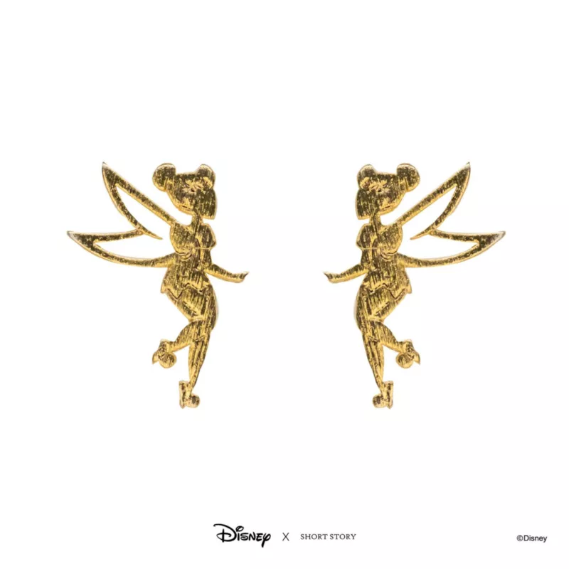 Disney Earrings Tinker Bell, Gold - Image 4
