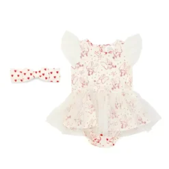 Minnie Mouse Dress And Bloomers Set For Baby