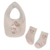 Minnie Mouse Bib And Sock Set For Baby