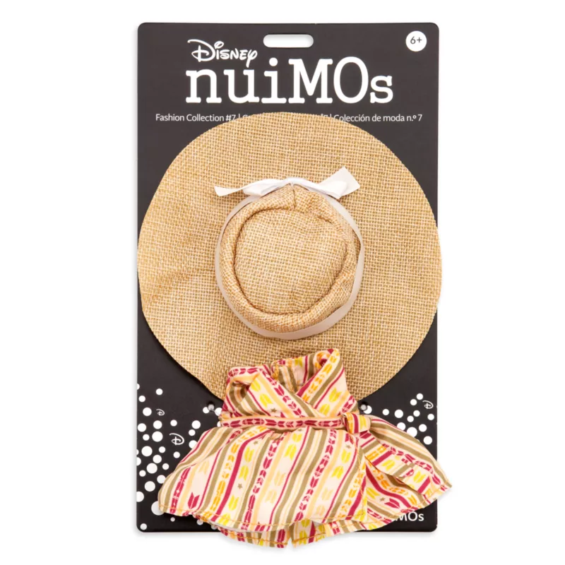 NuiMOs Small Plush Printed Wrap Dress With Sun Hat - Image 3