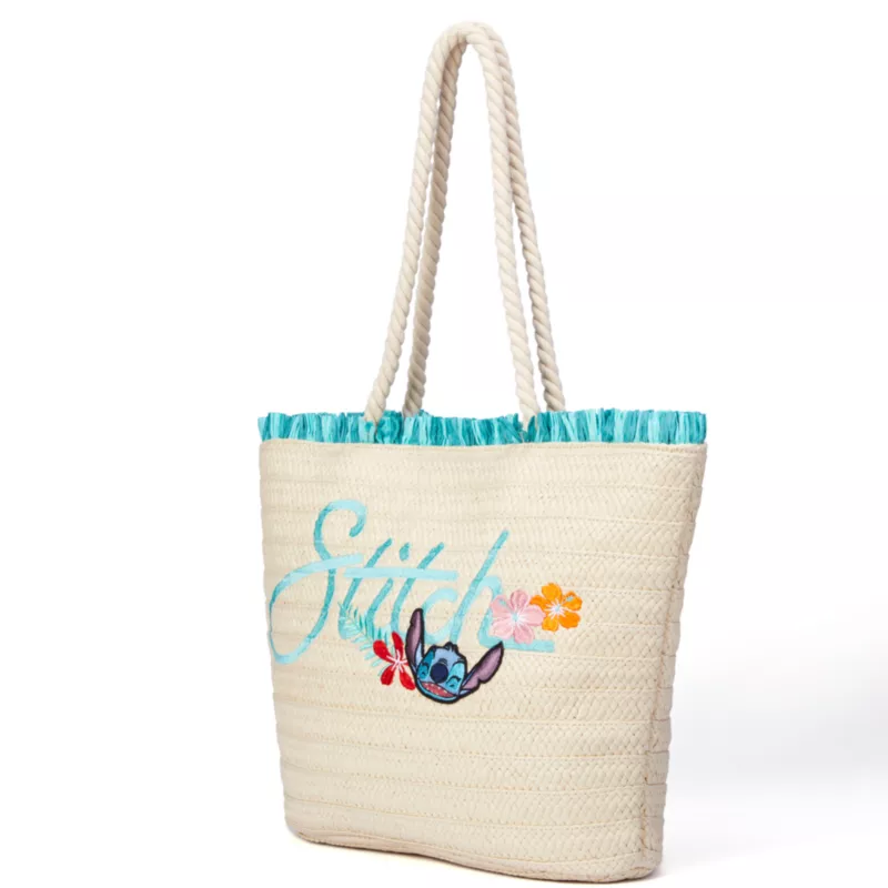Stitch Straw Tote Bag - Image 2