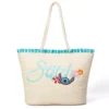 Stitch Straw Tote Bag