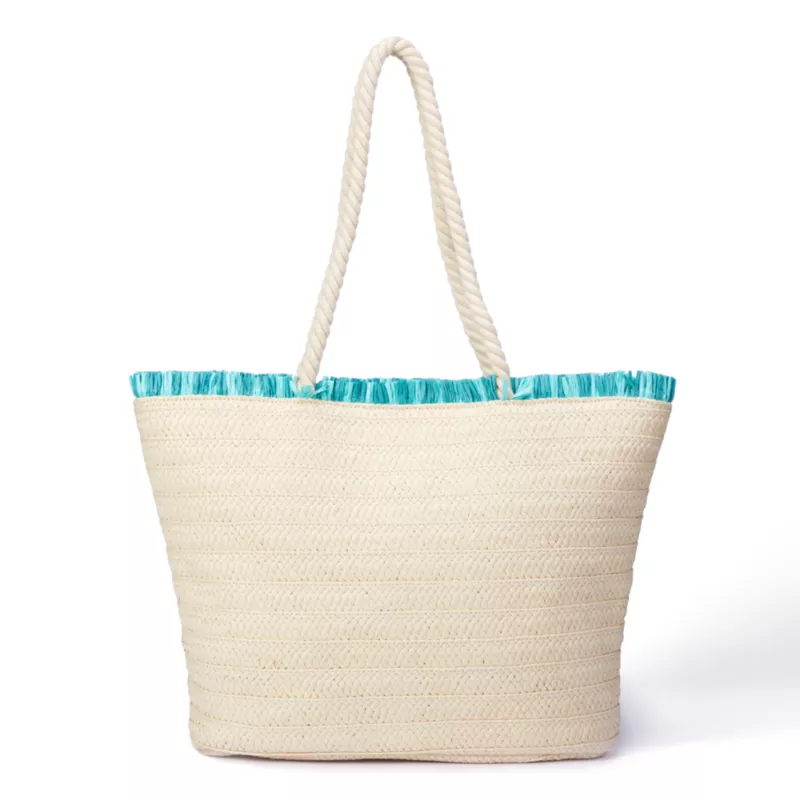 Stitch Straw Tote Bag - Image 3