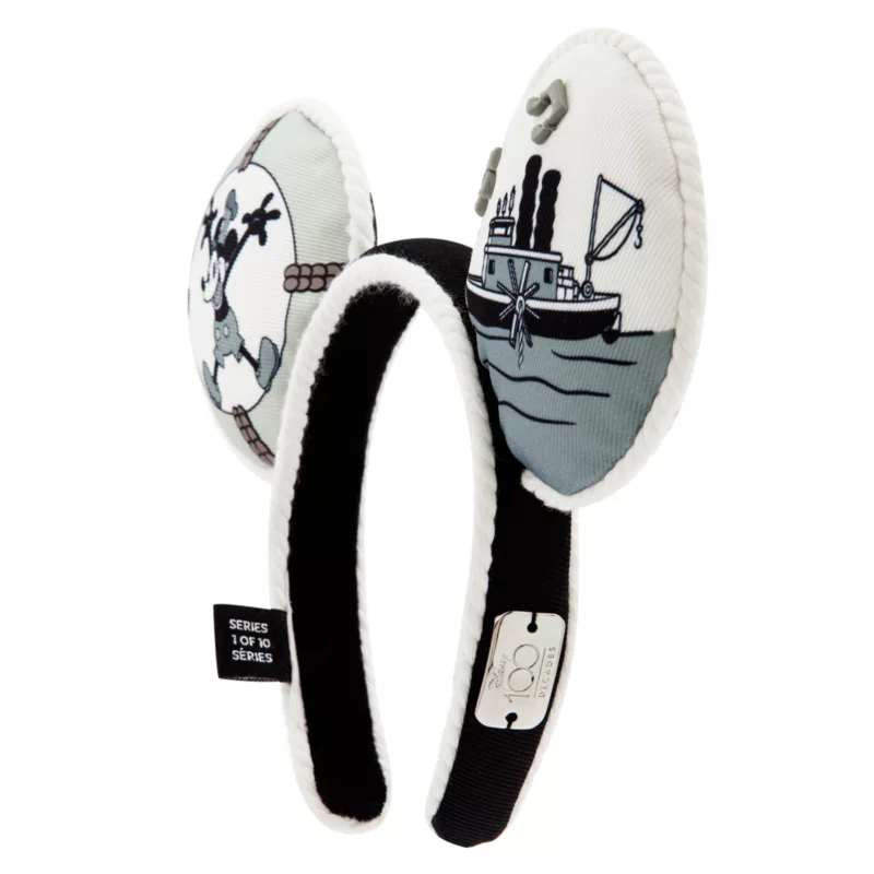 Mickey Mouse Steamboat Willie Ear Headband For Adults - Disney100 - Image 4