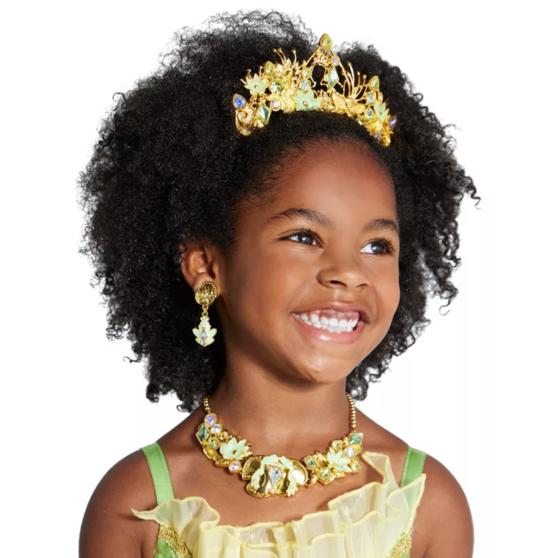 Tiana Costume Jewellery Set For Kids, The Princess And The Frog - Image 2