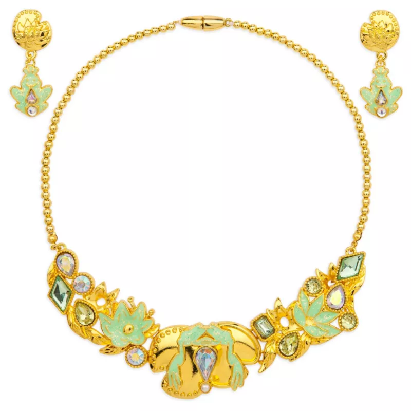 Tiana Costume Jewellery Set For Kids, The Princess And The Frog