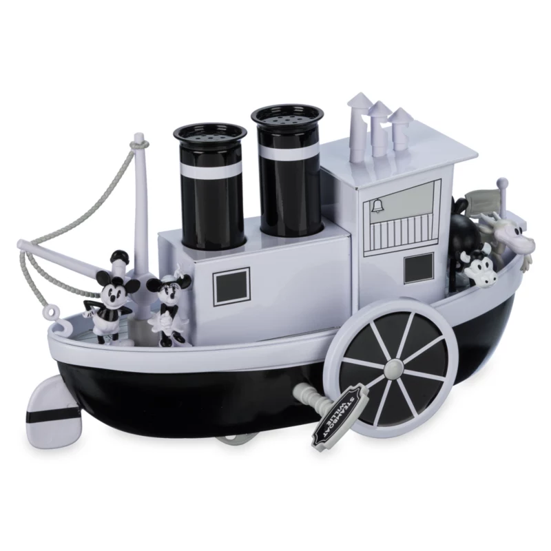 Mickey And Minnie Mouse Steamboat Willie Musical Boat - Disney100 - Image 4