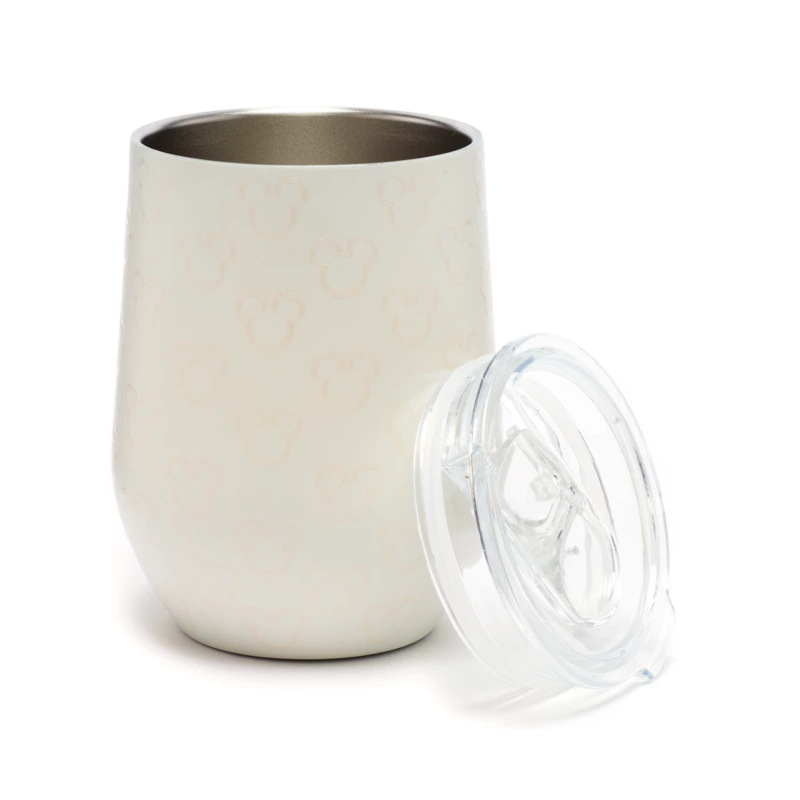 Mickey Icon Cream Stainless Steel Stemless Cup - Image 3