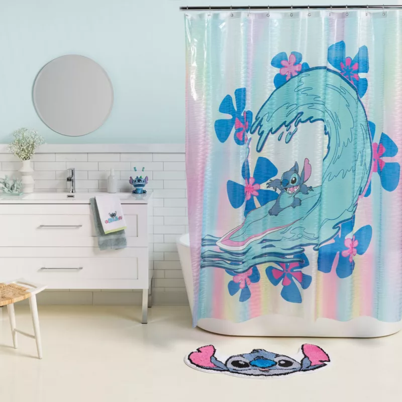 Stitch Shower Curtain, Lilo & Stitch - Image 2