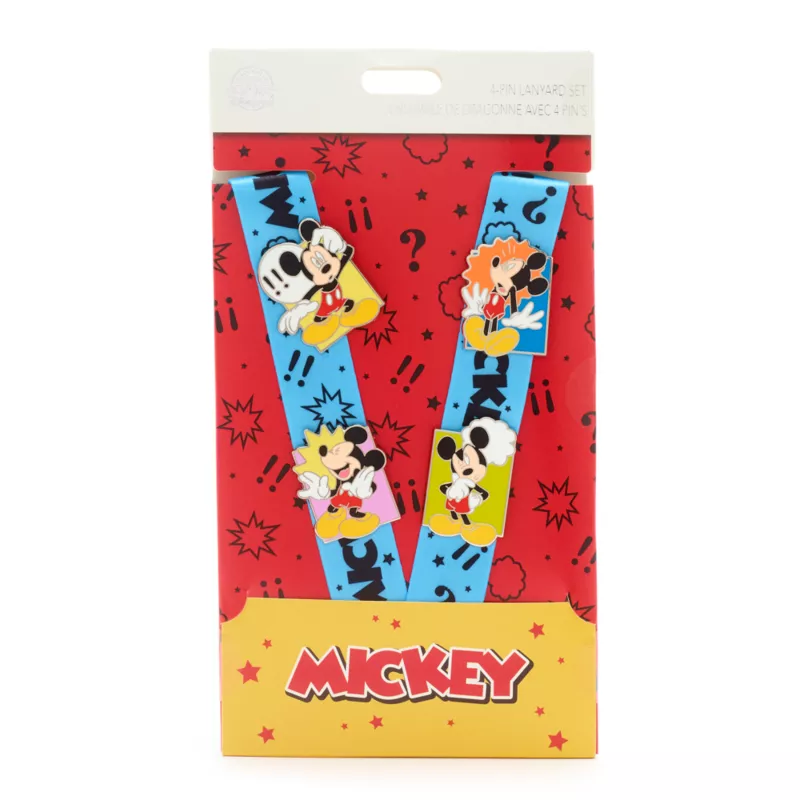 Mickey Mouse Lanyard And Pins Set - Image 2