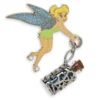 Tinker Bell Pin With Glitter Vial Dangler, Peter Pan