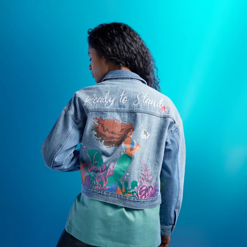 Disney Store The Little Mermaid Denim Jacket For Women, Live Action Film - Image 3