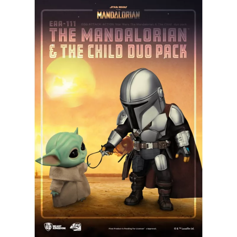 The Mandalorian & The Child Duo Pack Figurine, Beast Kingdom - Image 5